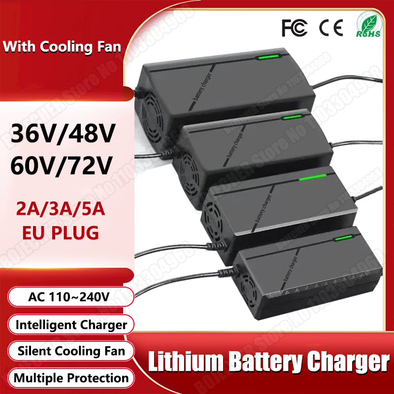 84V 20A Smart Charger - 36v 48v 60v 72v carregador 2a