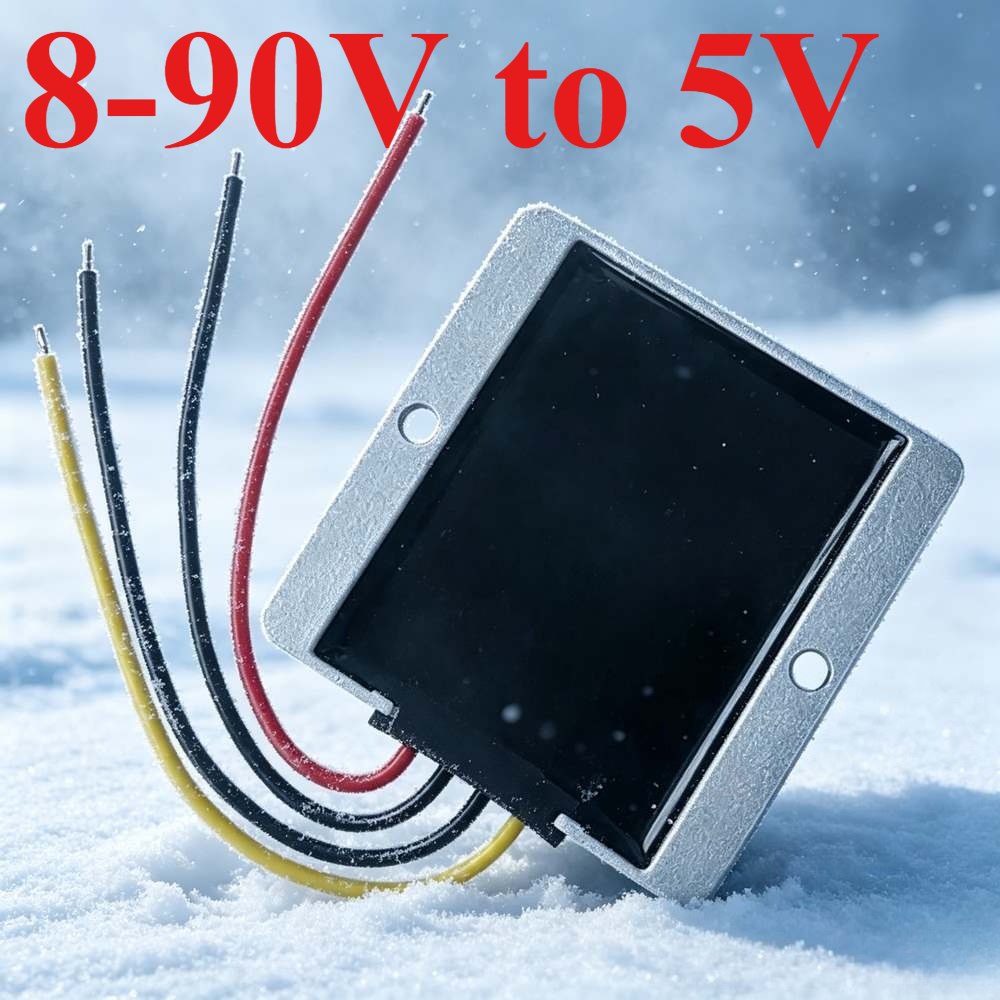 72V 15A Fast Charger - Conversor DC 10-90V para 5V, Regulador