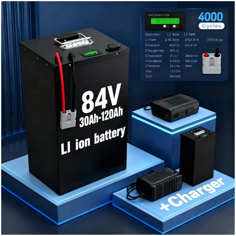 Bateria de Íon de Lítio 84V 50 - 72V 40Ah Lifepo4 Battery Pack avaliação e preço